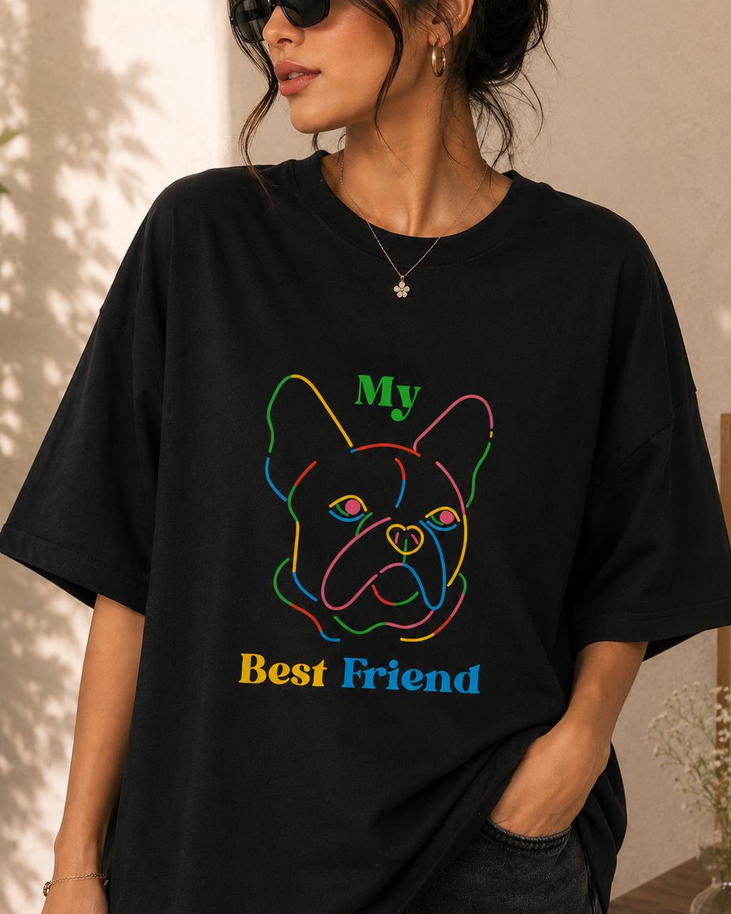🐾 My Best Friend Oversized Tee