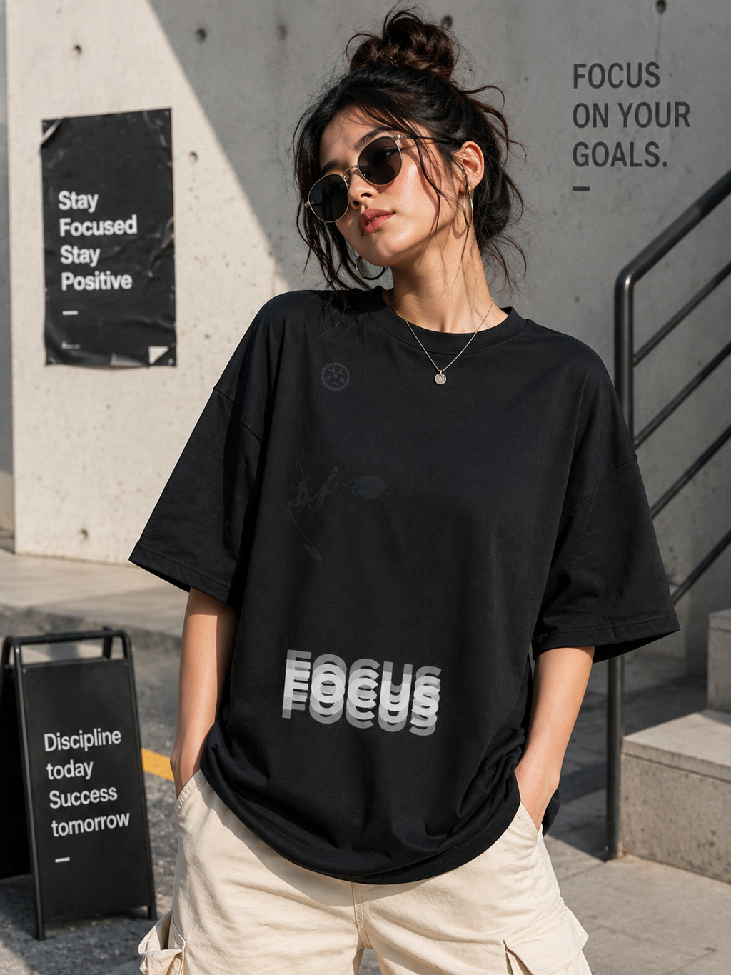 🖤 Focus Oversized Tee