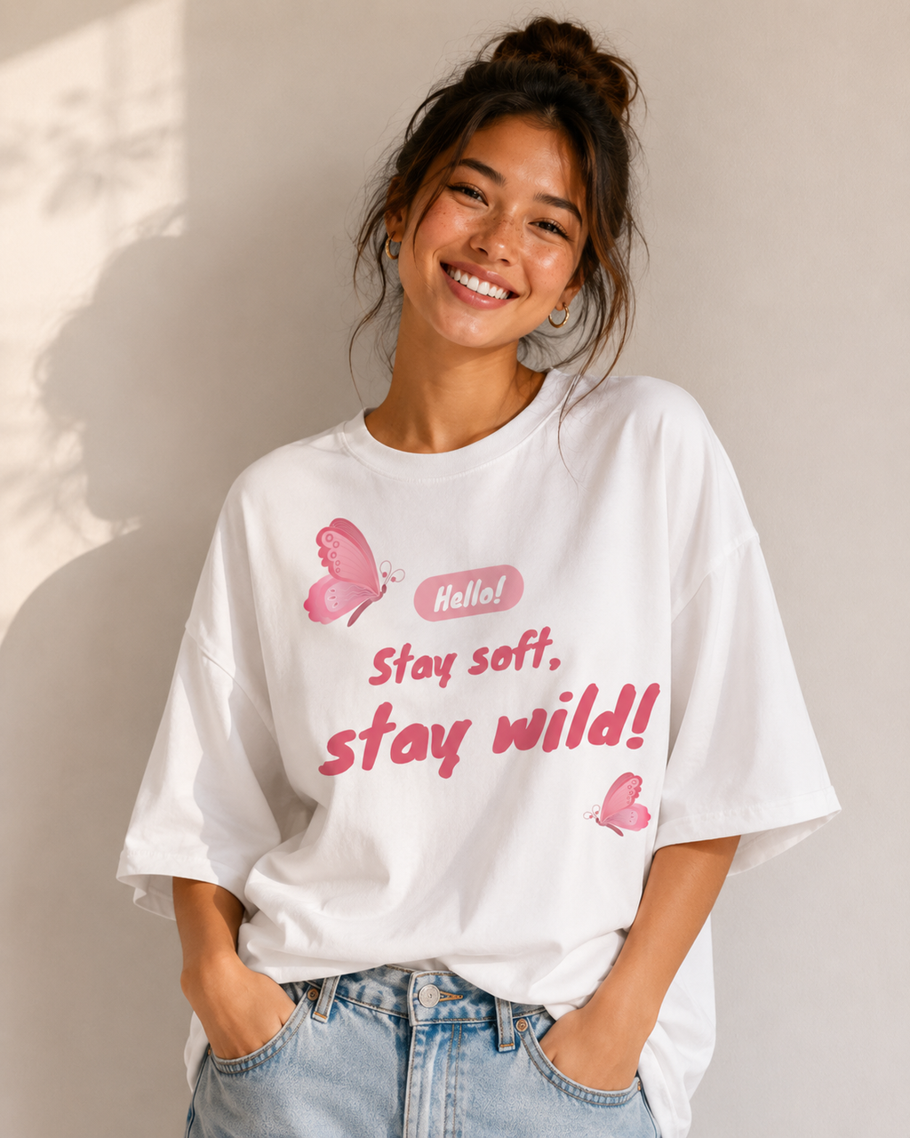 Stay soft stay wild Oversized Standard T-Shirt