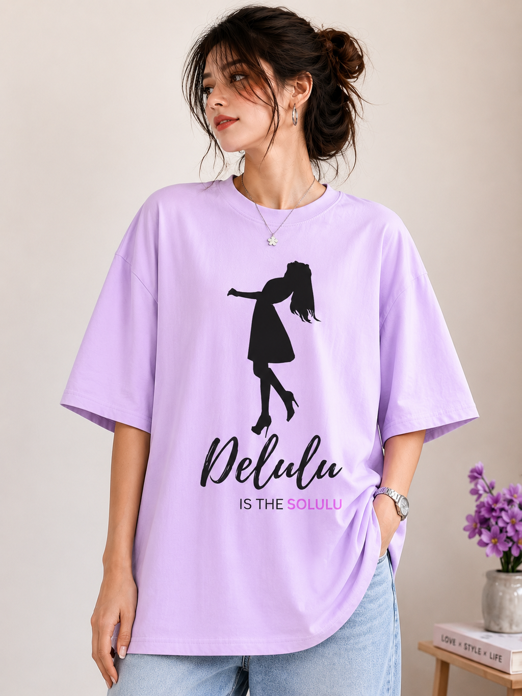 Delulu is the Solulu Oversized Standard T-Shirt