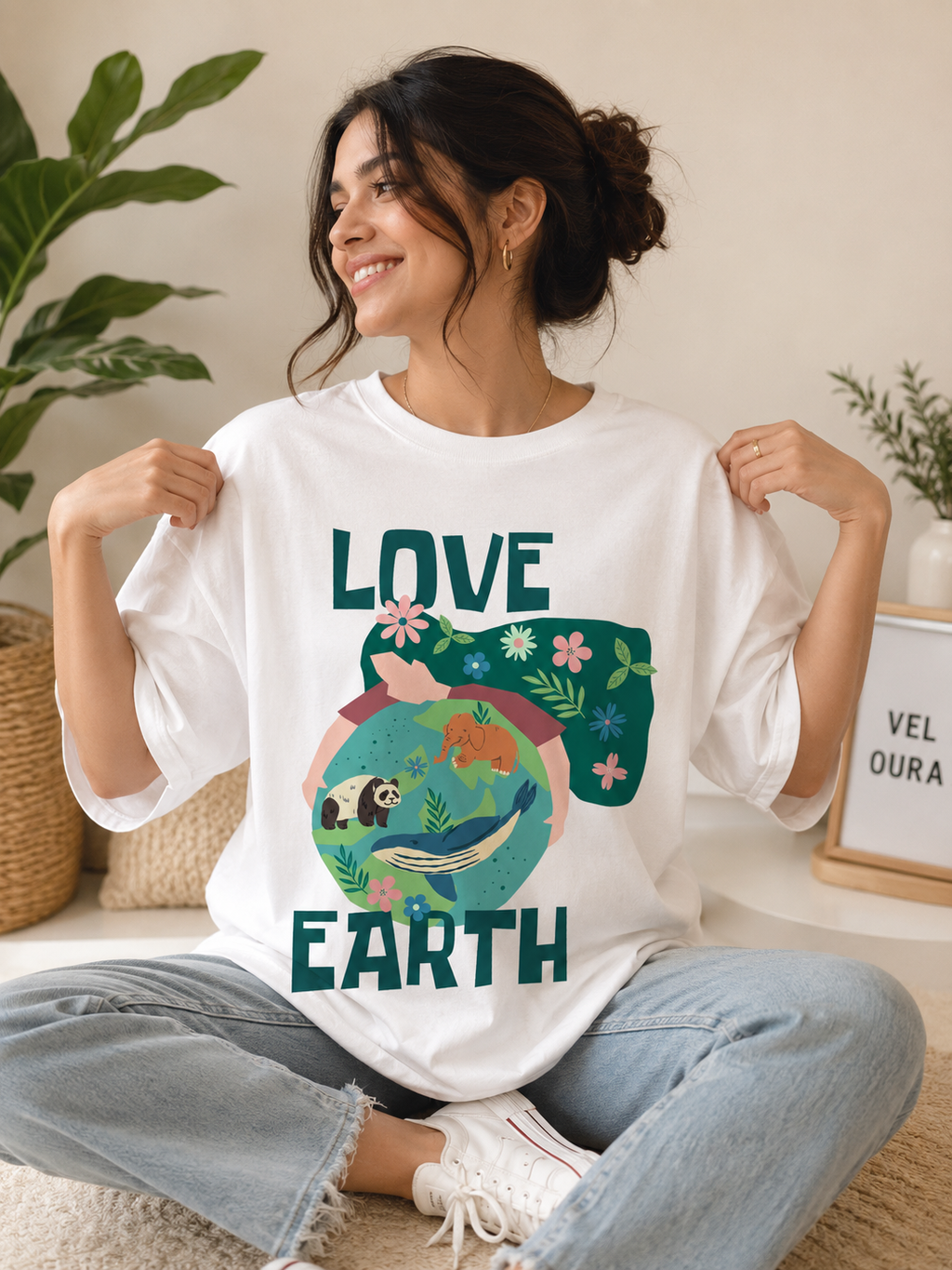 Love Earth Oversized Standard T-Shirt