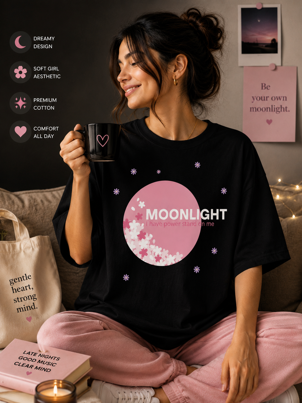 Moonlight  Oversized Standard T-Shirt