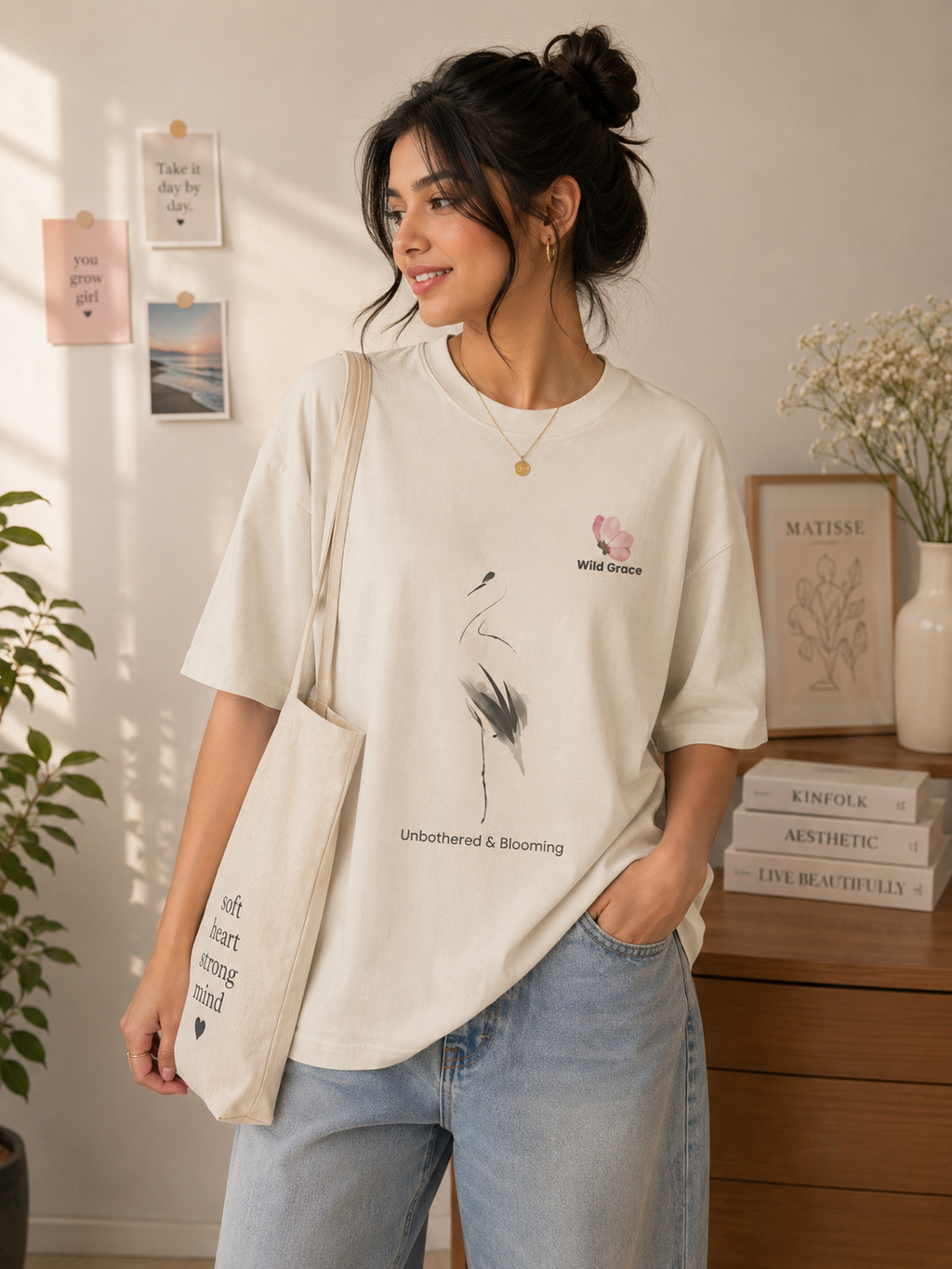 🌸 Wild Grace Oversized Tee