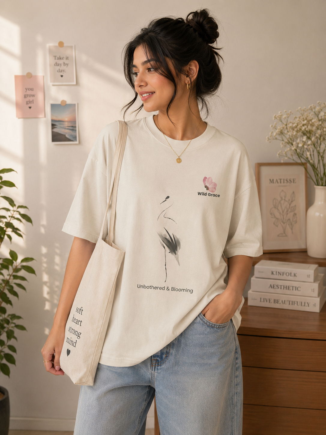 🌸 Wild Grace Oversized Tee