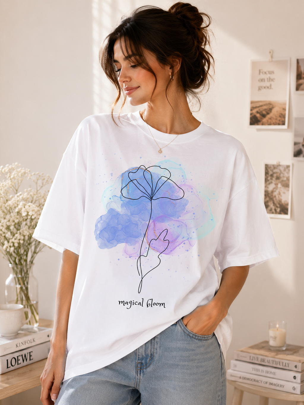 Magic Bloom Oversized T-Shirt